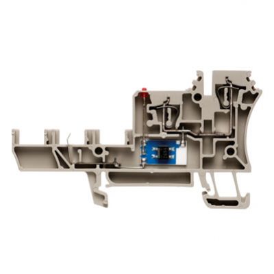 WEIDMULLER ZIA 1.5/4L-1S/LD Złączka inicjatora/elementu wykonawczego, złącze sprężynowe, 1.5 mm², 30, 17.5 A, liczba przyłączeń: 2, Liczba potencjałów w rzędzie: 1, Ciemnobeżowy 1652020000 /50szt./ (1652020000)